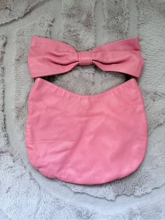 RED Valentino Handbags - Valentino RED Pink Bow Women's Shoulder Bag